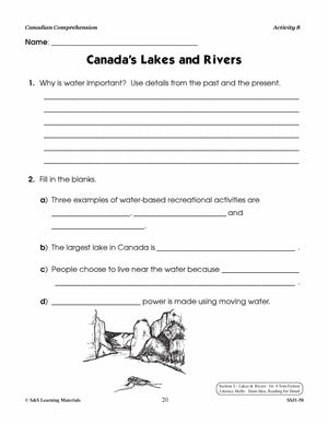 Canadian Comprehension Grades 3-4 (Fiction and Nonfiction)