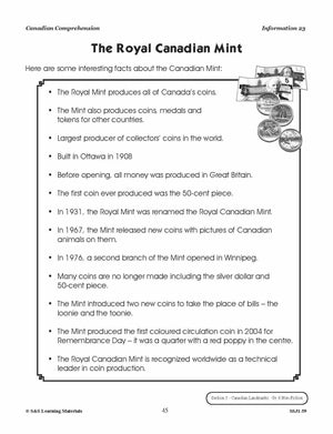 Canadian Comprehension Grades 5-6 (Fiction and NonFiction)