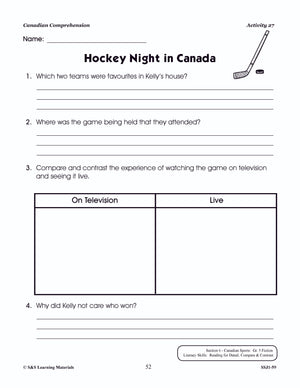 Canadian Comprehension Grades 5-6 (Fiction and NonFiction)