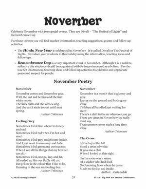 Big Book of Canadian Celebrations Grades 1-3