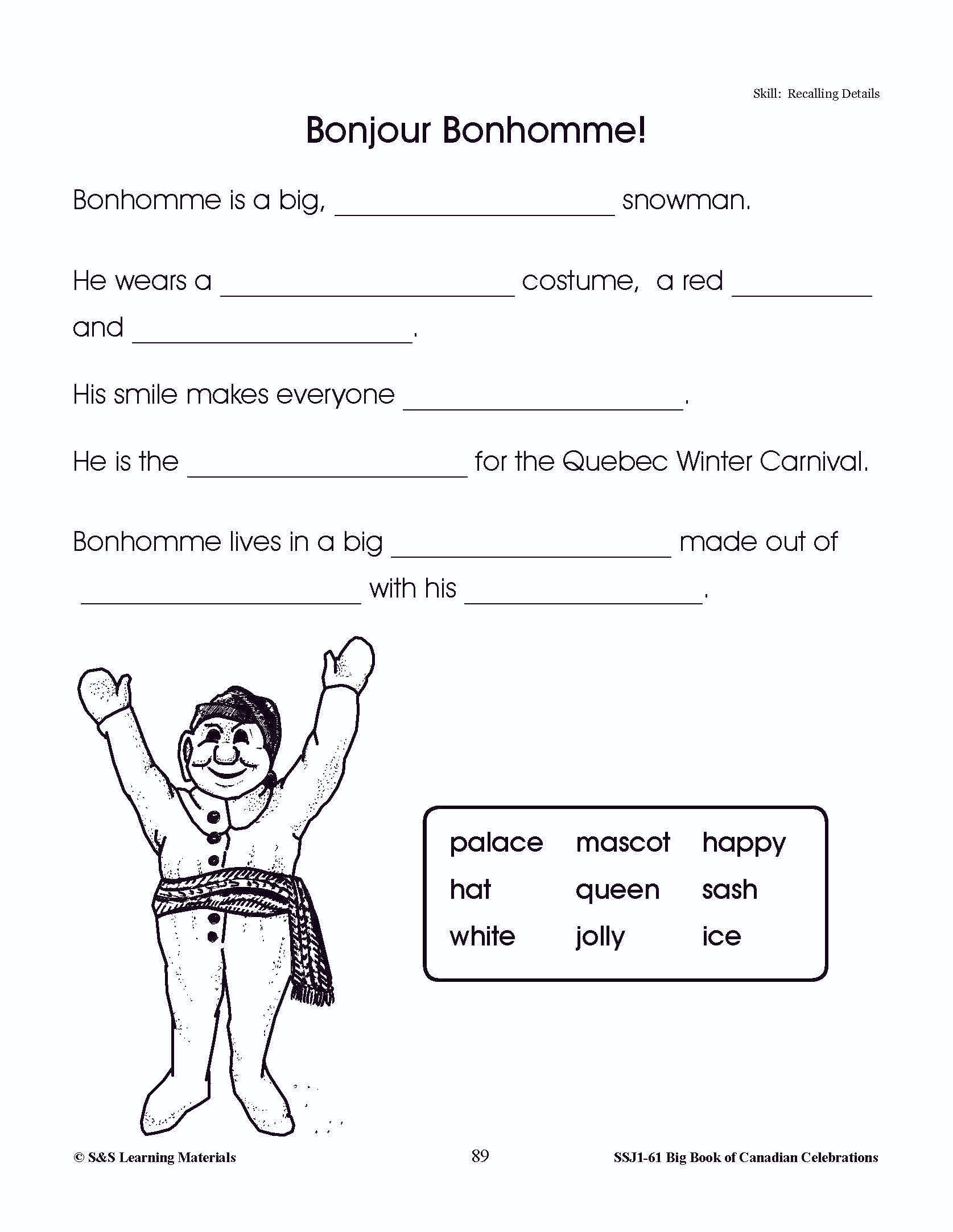 Big Book of Canadian Celebrations Grades 1-3