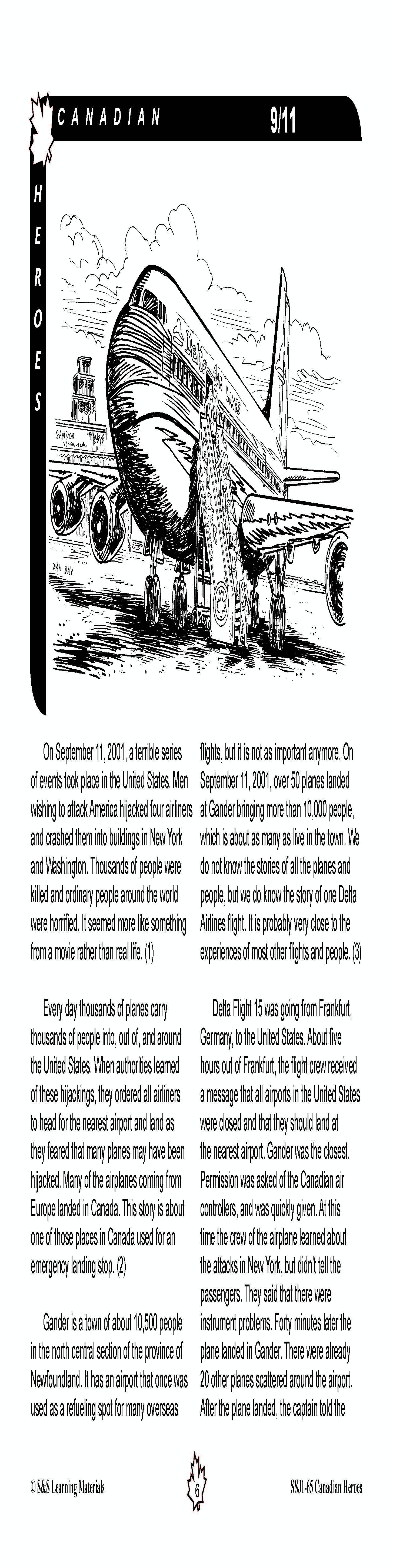 Canadian Heroes Grades 5-8 - everyday heroes in times of disaster, medicine, science, sports and more!