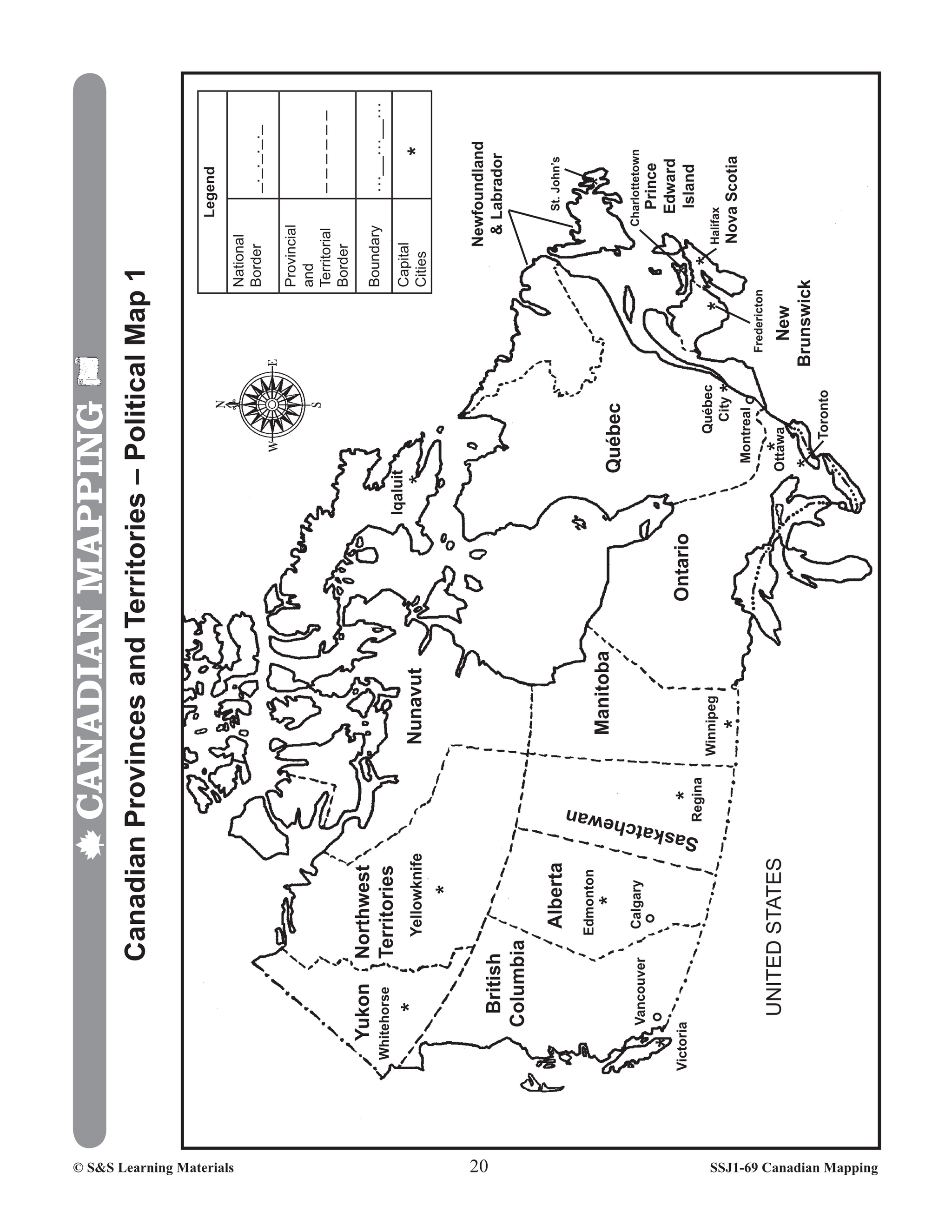 Canadian Mapping Skills: Extending Knowledge Grades 5-6