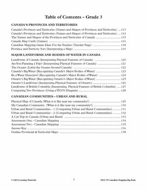 Big Book of Canadian Mapping Skills Grades 1-3