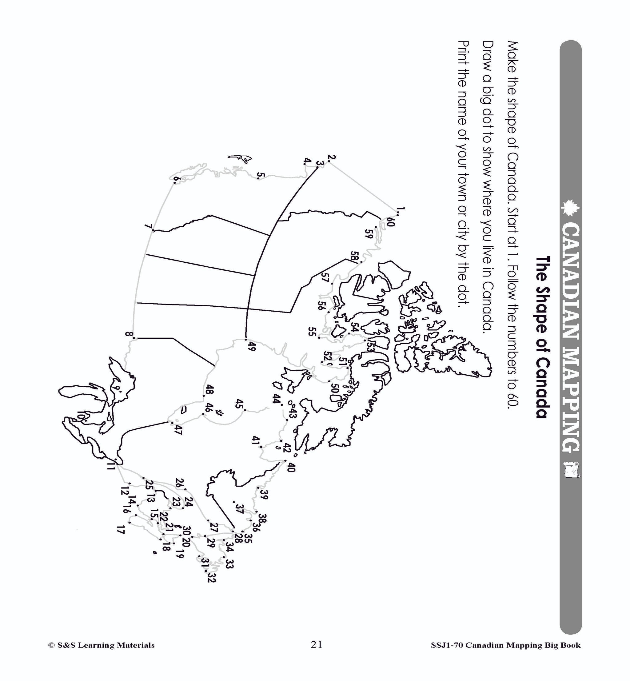 Big Book of Canadian Mapping Skills Grades 1-3