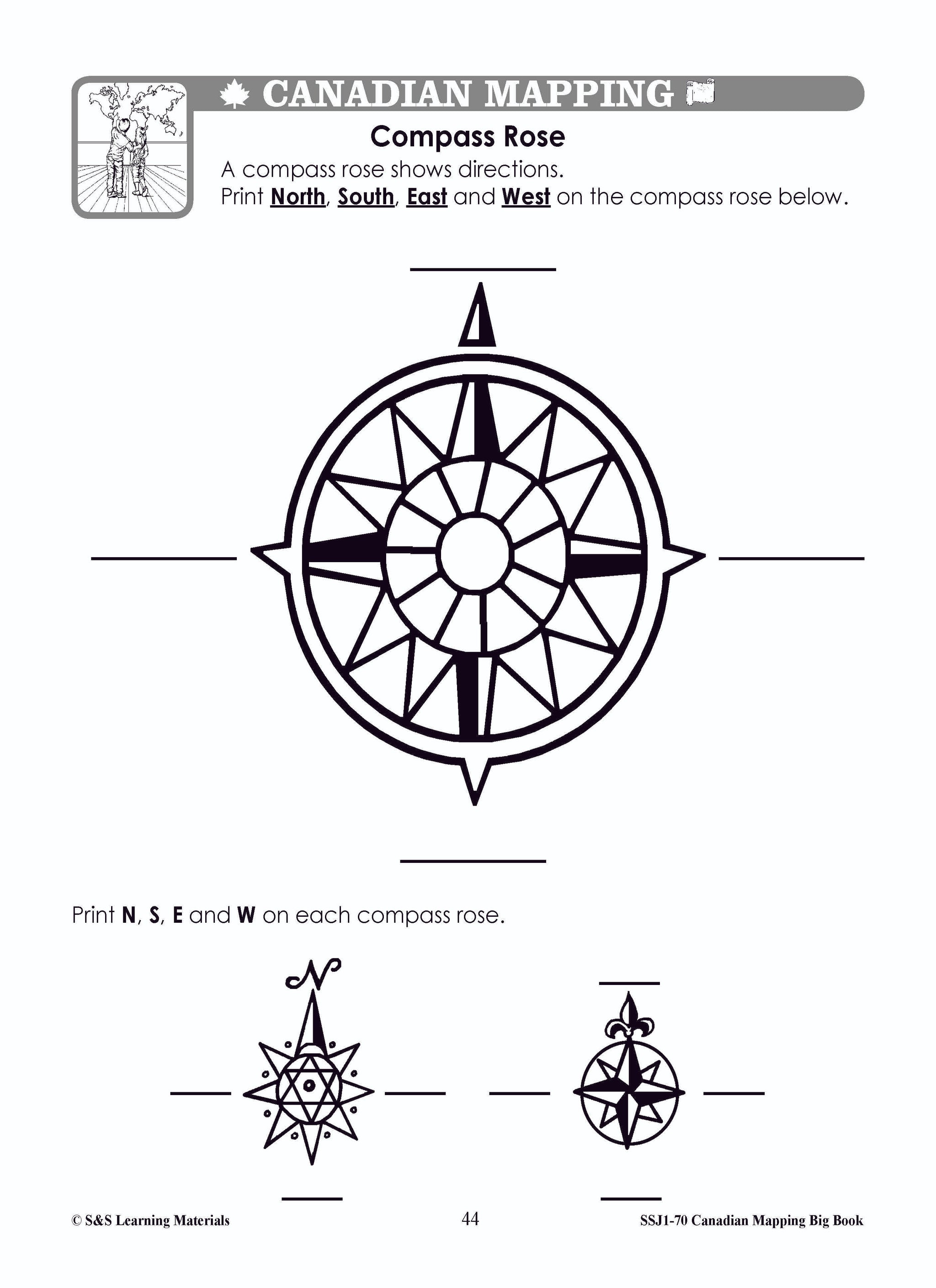 Big Book of Canadian Mapping Skills Grades 1-3