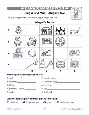 Big Book of Canadian Mapping Skills Grades 1-3