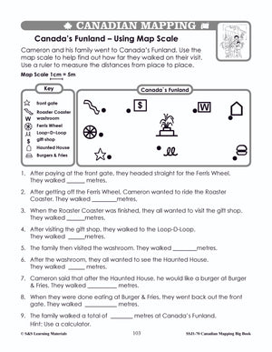 Big Book of Canadian Mapping Skills Grades 1-3