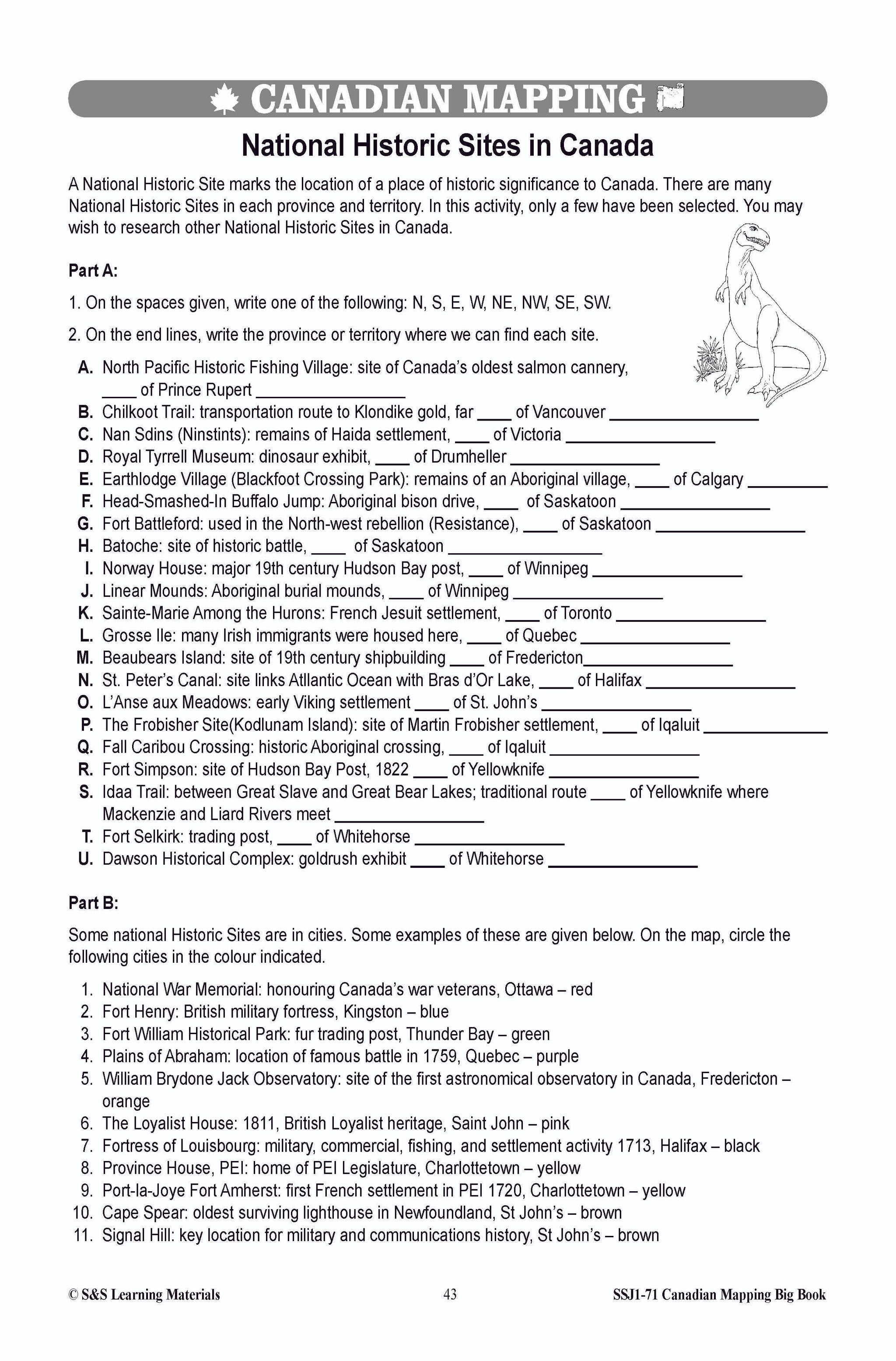 Big Book of Canadian Mapping Skills Grades 4-6