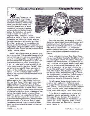 Famous Canadian Female Actors Non Fiction Reading Grades 4-8