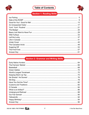 Canadian Mini Lessons: Improving Reading, Grammar and Writing Skills Grade 3