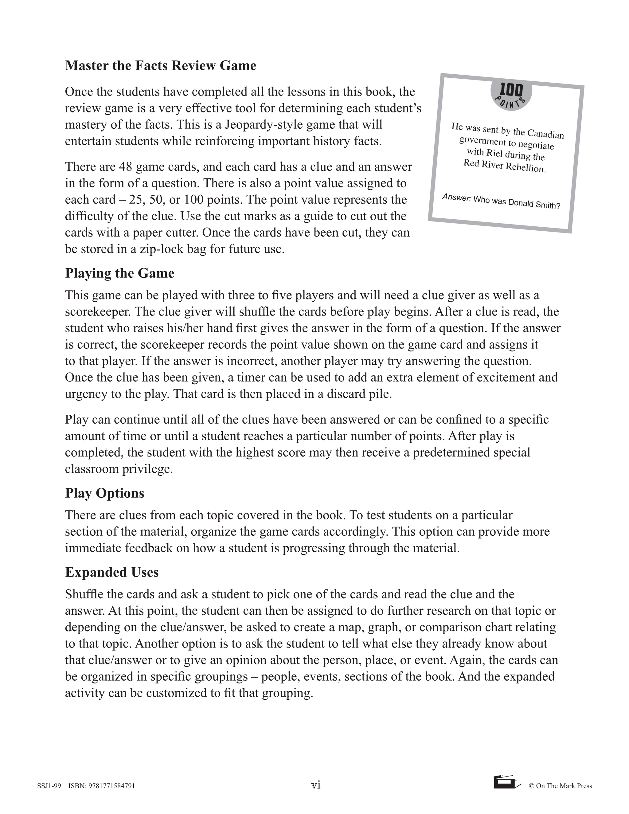 Creating Canada 1850-1890 Grade 8, High Interest, Low Vocabulary