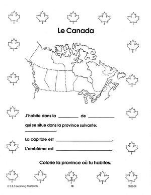 Le Canada 1e à 2e année