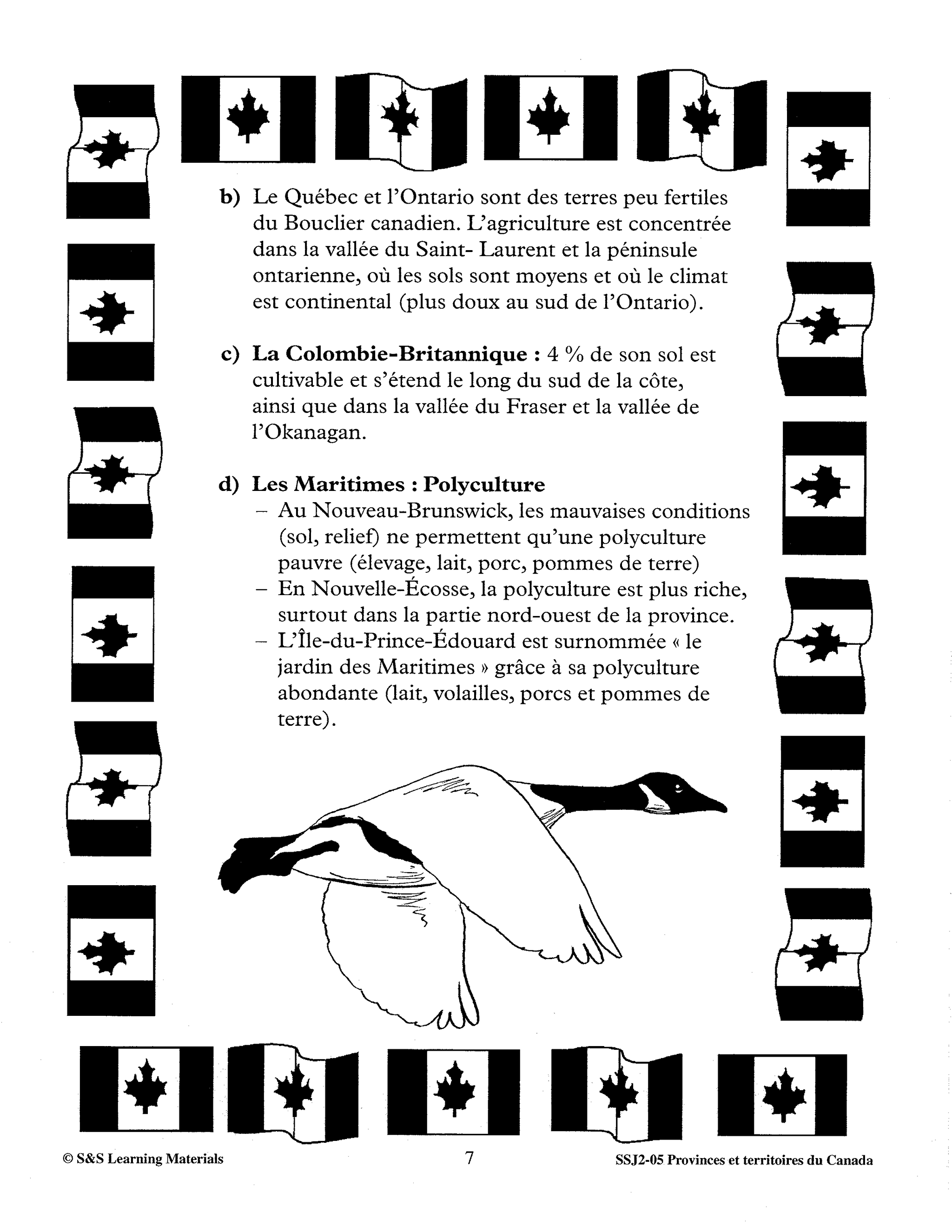 Provinces et territores du Canada 3e à 5e année