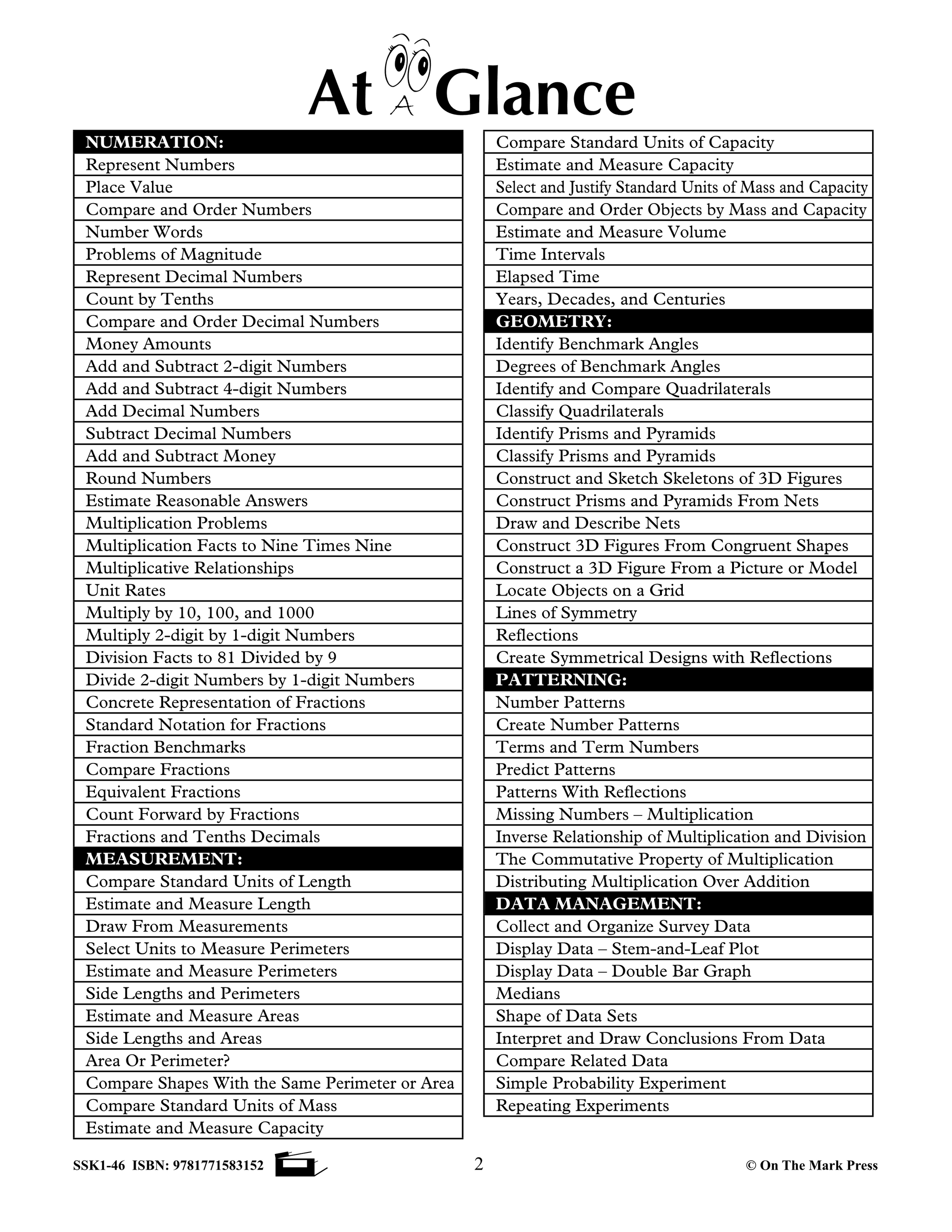 Mastering Canadian Grade 4 Math