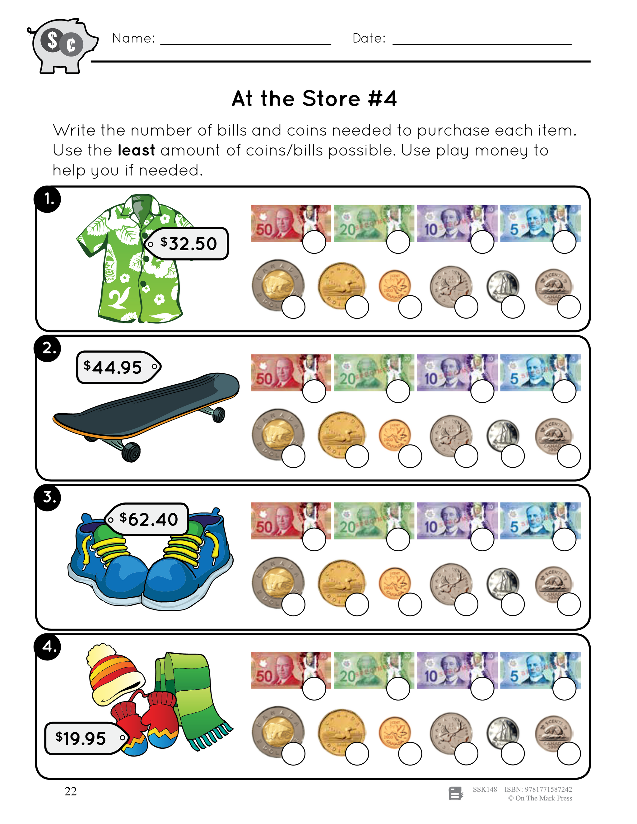 Canadian Money Grades 3-4