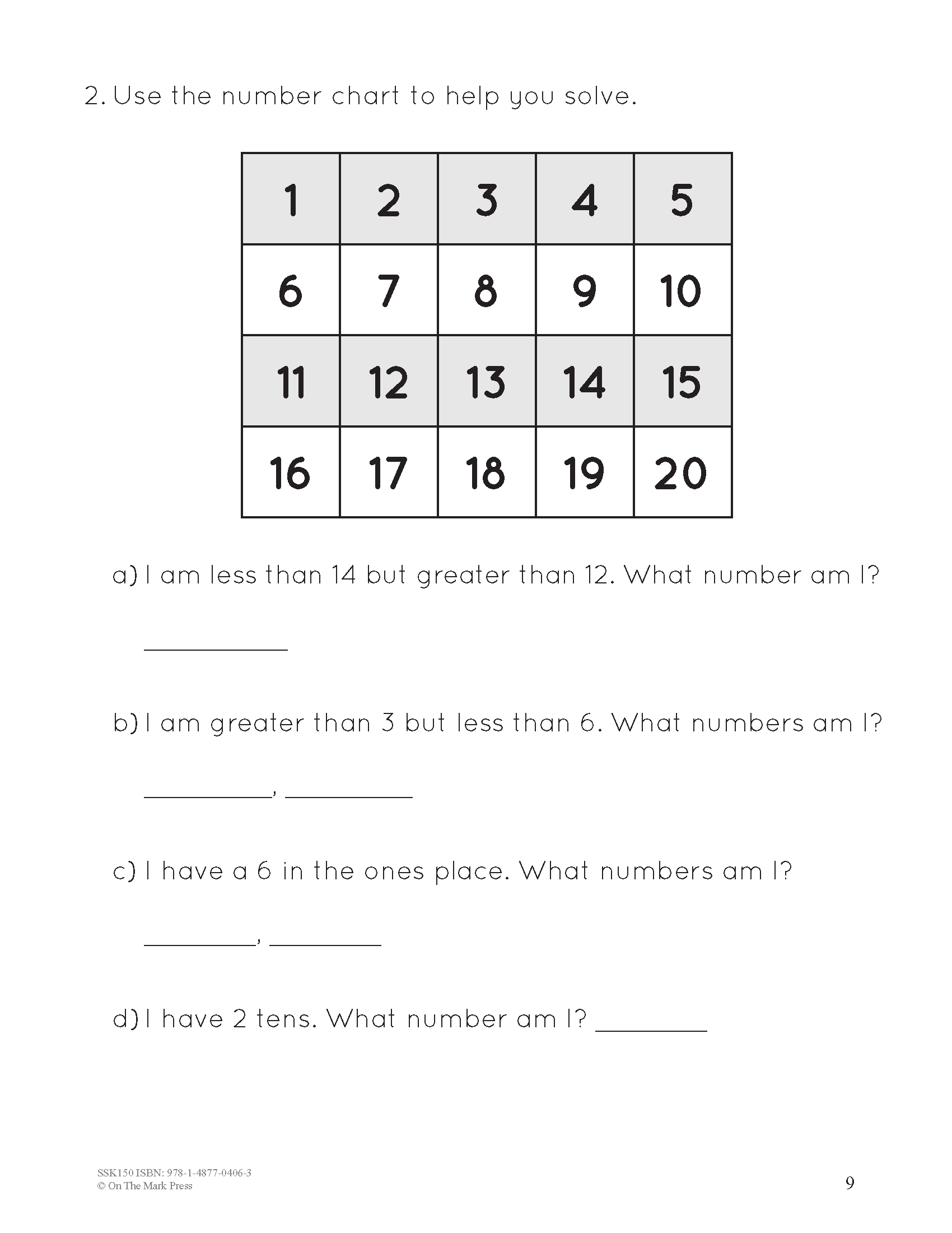 A Year of Grade 1 Math Assessments