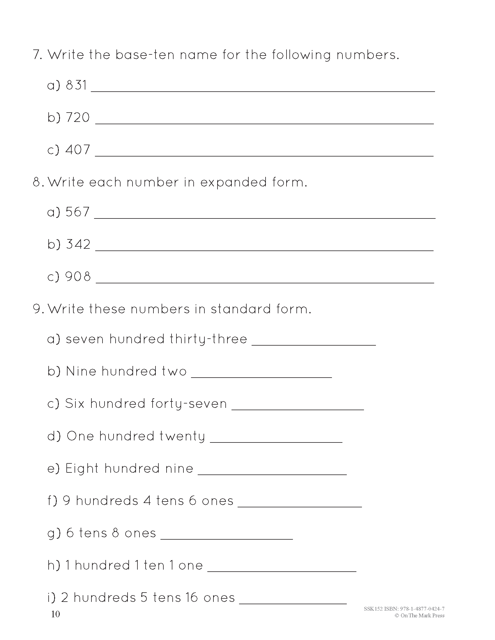 A Year of Grade 3 Math Assessments