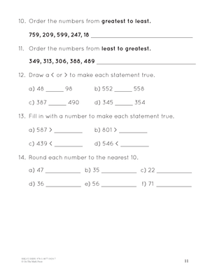 A Year of Grade 3 Math Assessments