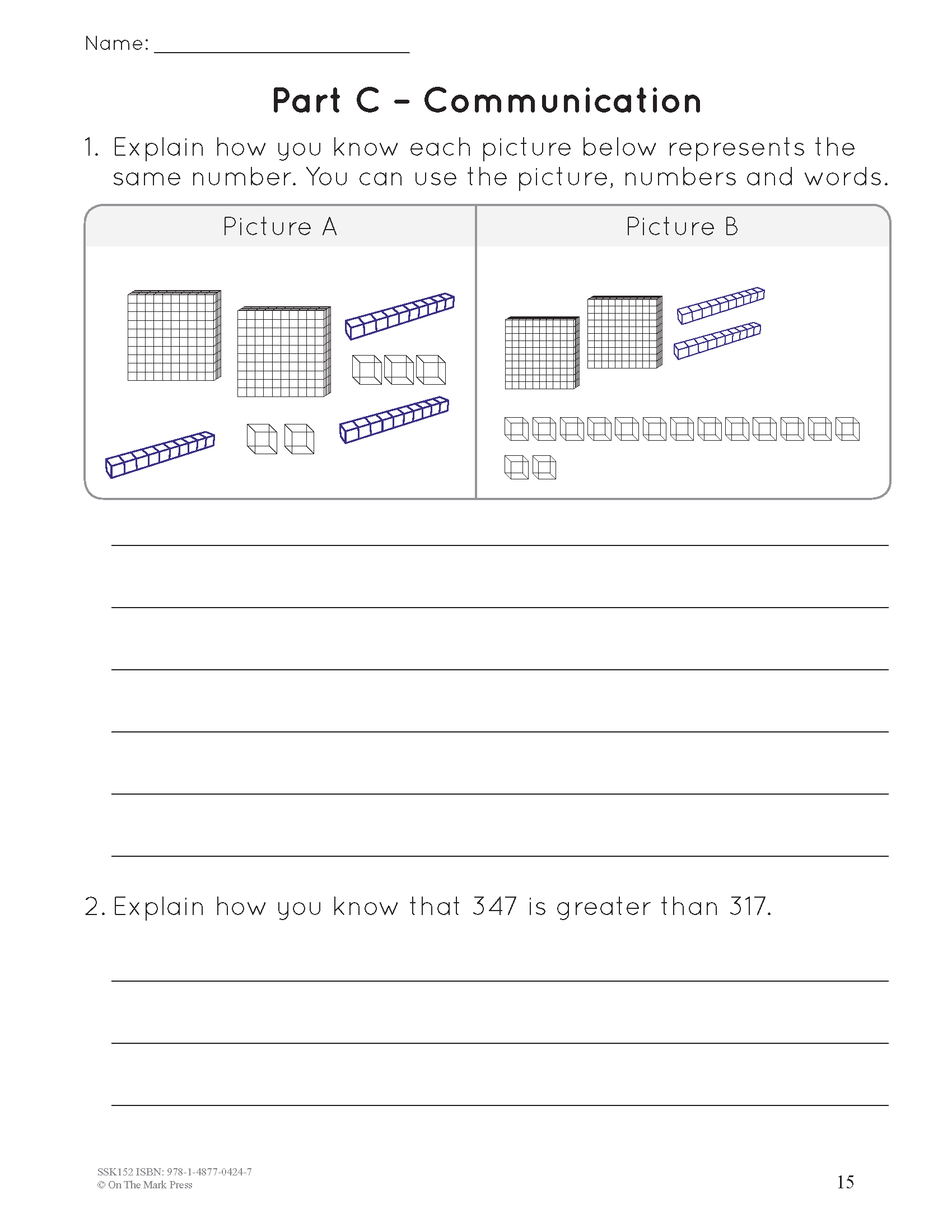 A Year of Grade 3 Math Assessments