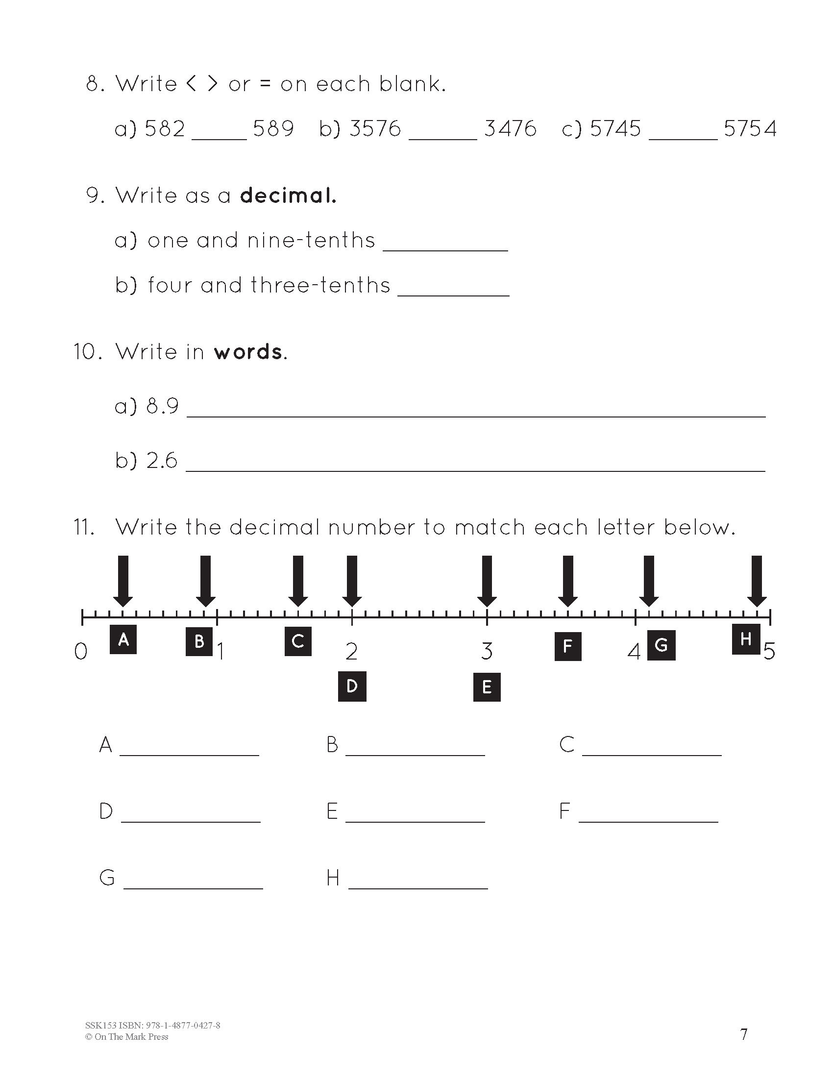 A Year of Grade 4 Math Assessments
