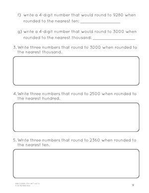 A Year of Grade 4 Math Assessments