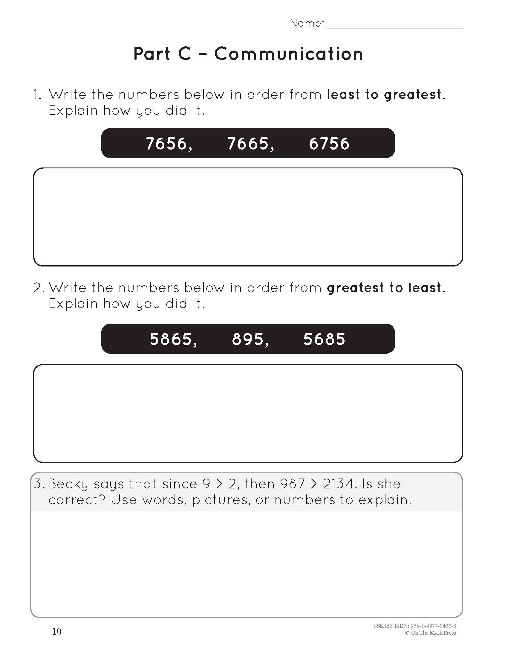 A Year of Grade 4 Math Assessments