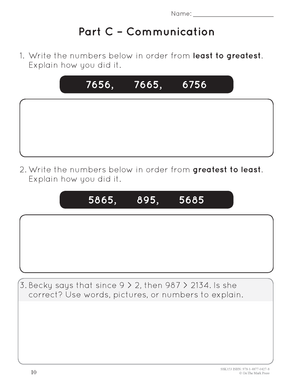 A Year of Grade 4 Math Assessments