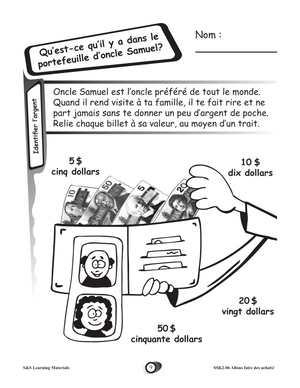 Allons faire des achats! 1e à 3e année