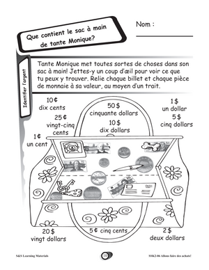 Allons faire des achats! 1e à 3e année