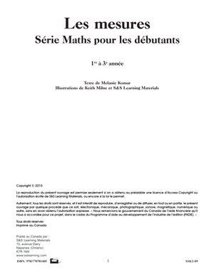 Les mesures années du primaire