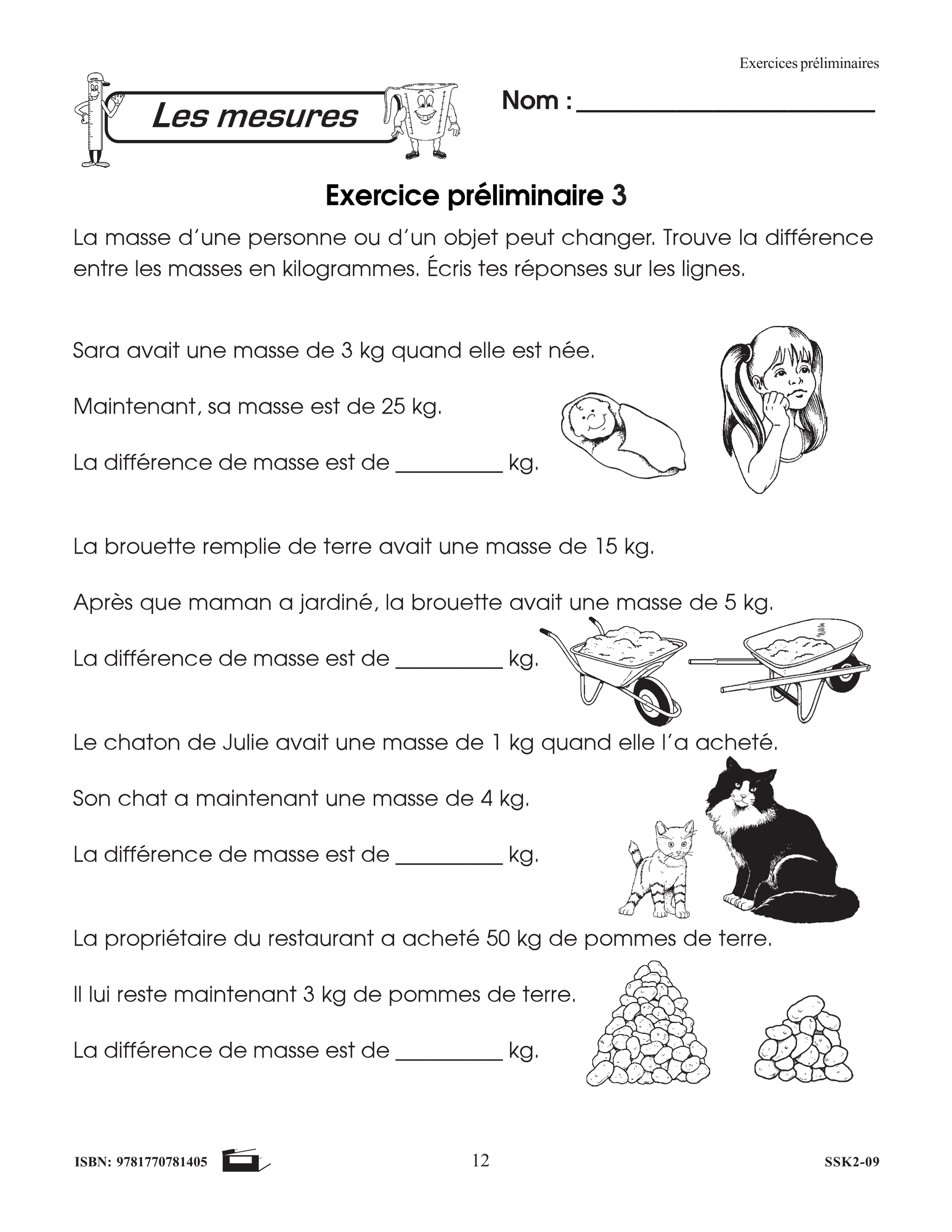 Les mesures années du primaire