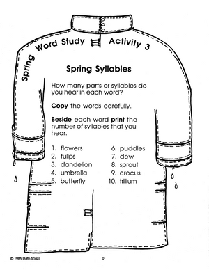 A Spring Celebration: Explore the world of spring! Grades 2-3