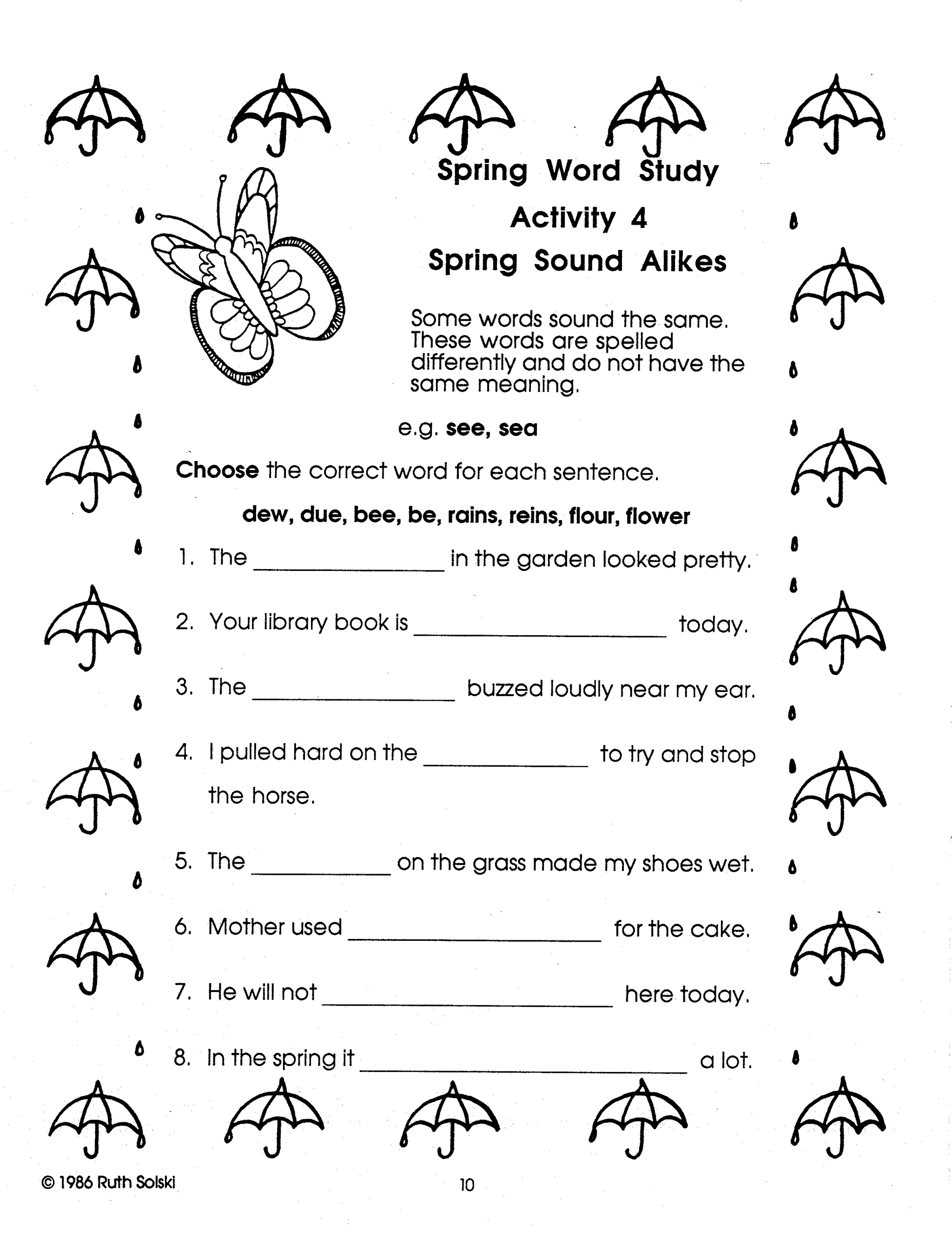 A Spring Celebration: Explore the world of spring! Grades 2-3