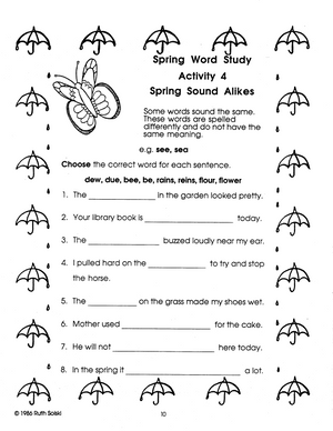 A Spring Celebration: Explore the world of spring! Grades 2-3