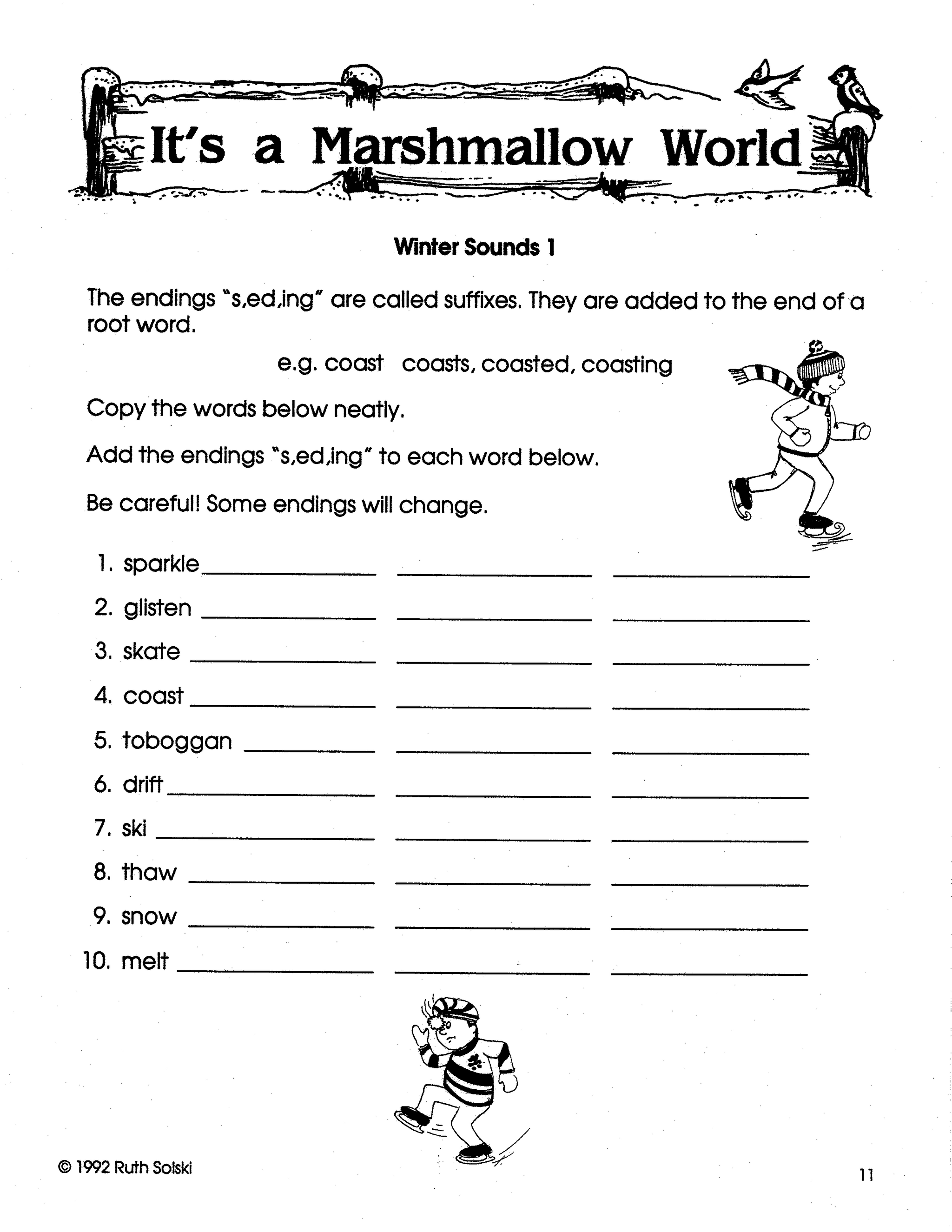 It's a Marshmallow World Grade 3