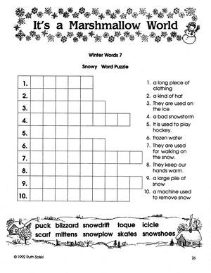 It's a Marshmallow World Grade 3