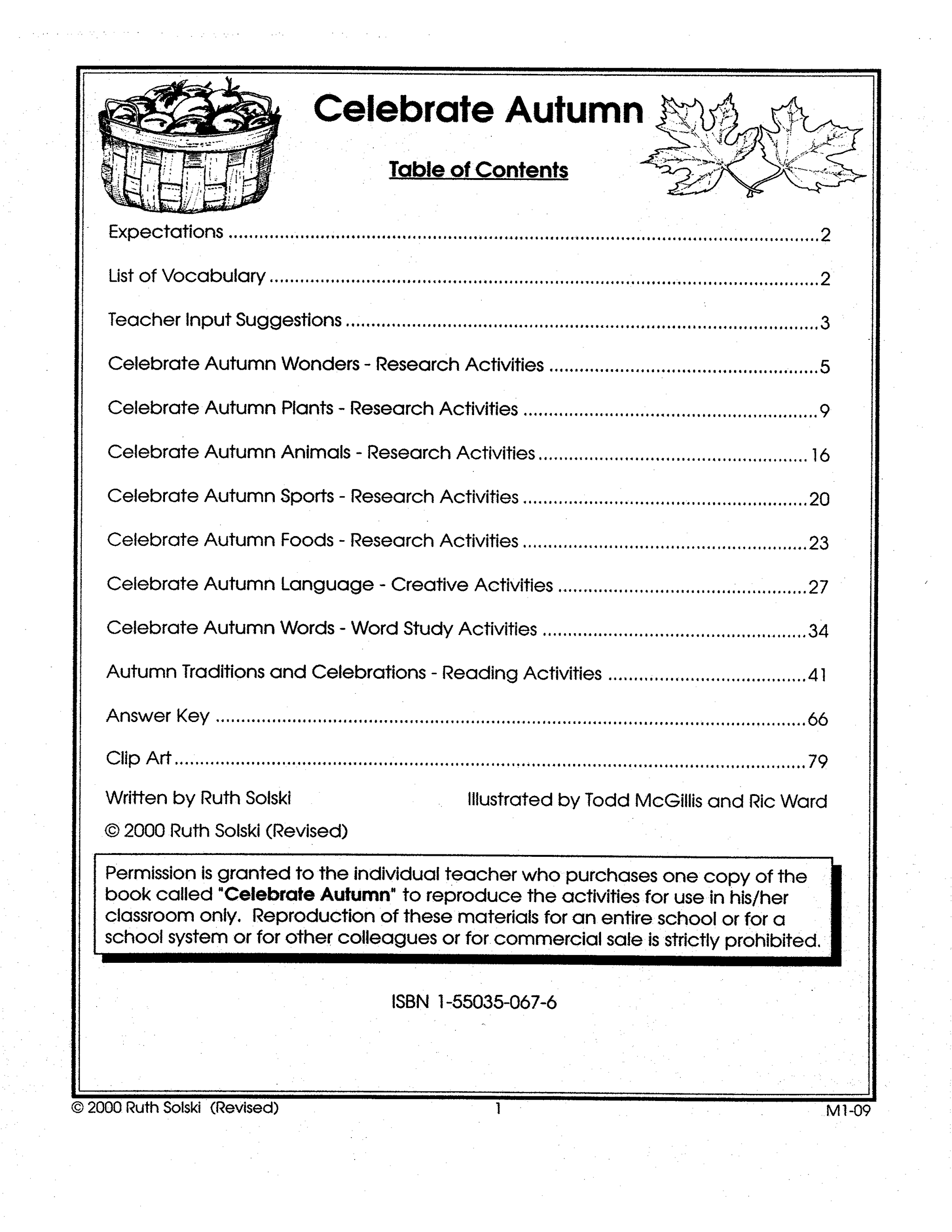 Celebrate Autumn Grades 4-6