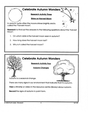 Celebrate Autumn Grades 4-6