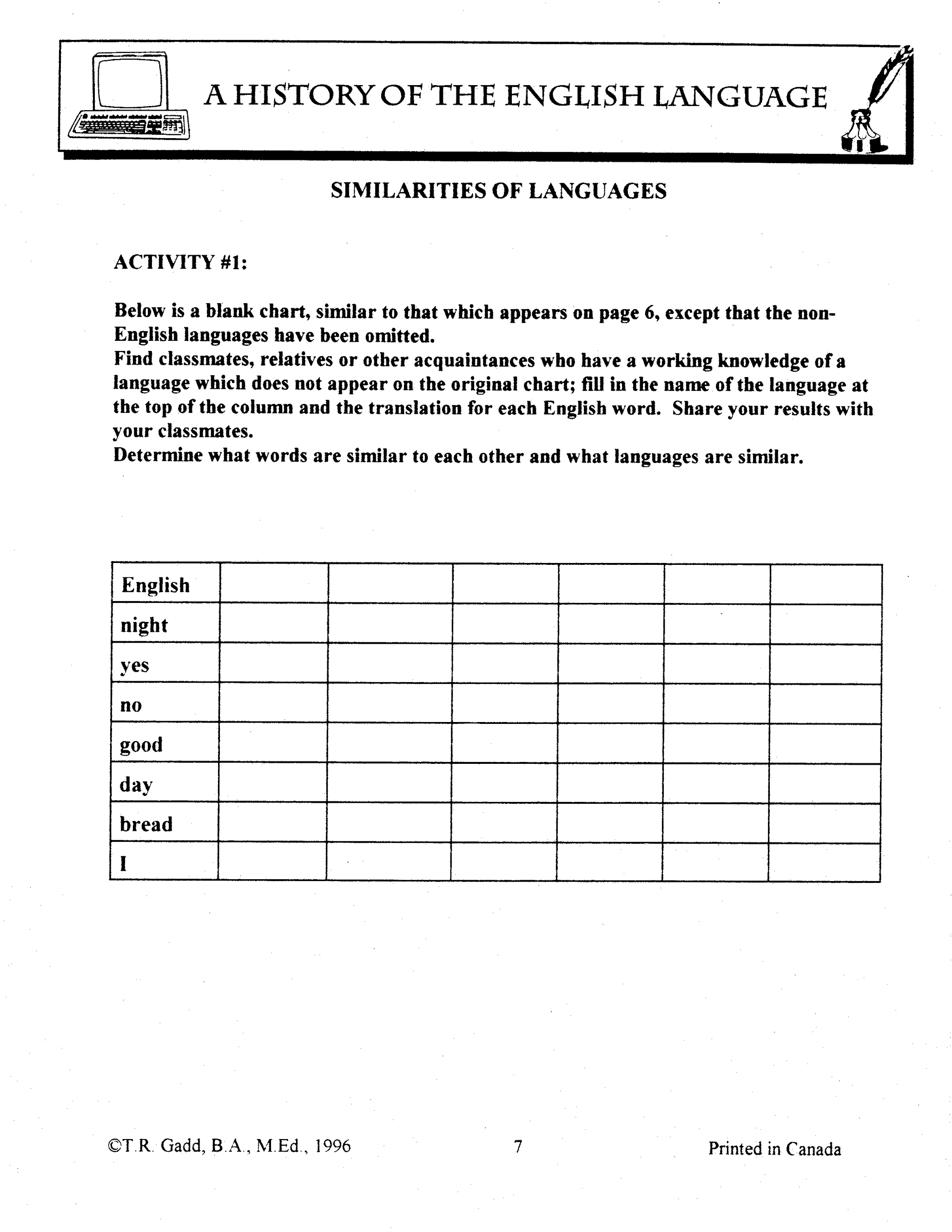 The English Language Grades 10-12