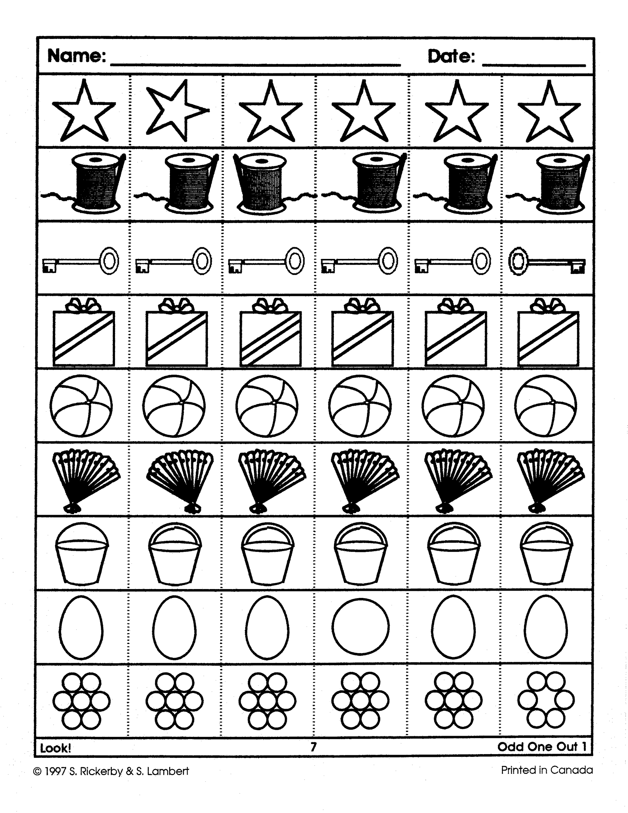Look! Visual Discrimination Gr. Pk-1