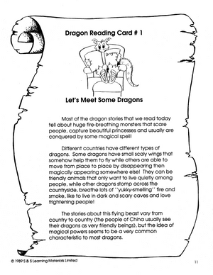 All About Dragons Gr. 3-6