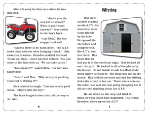 Just for Boys - High/Low Reading Comprehension Grades 4+, Reading Level 1.2 to 2.9