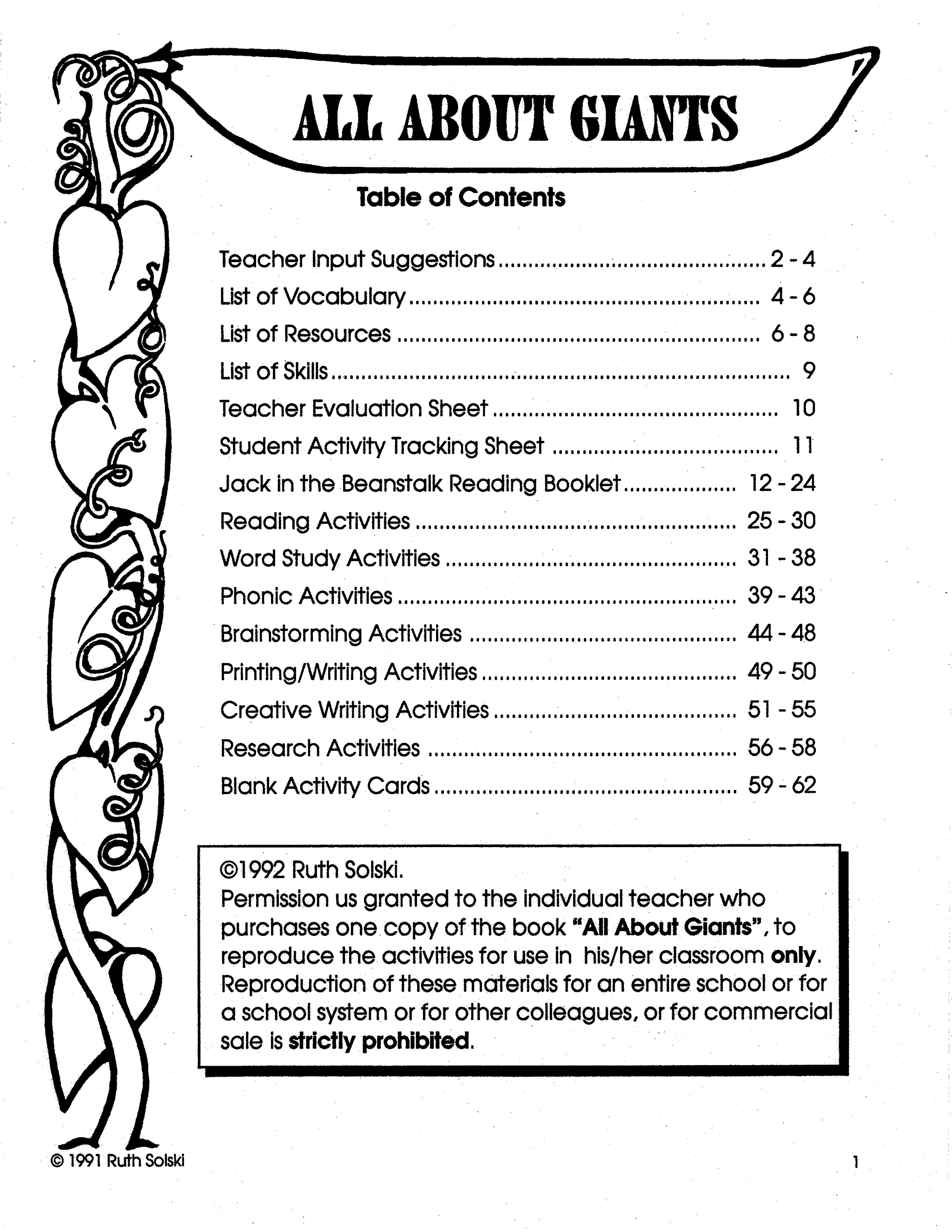 All About Giants Gr. 2-3