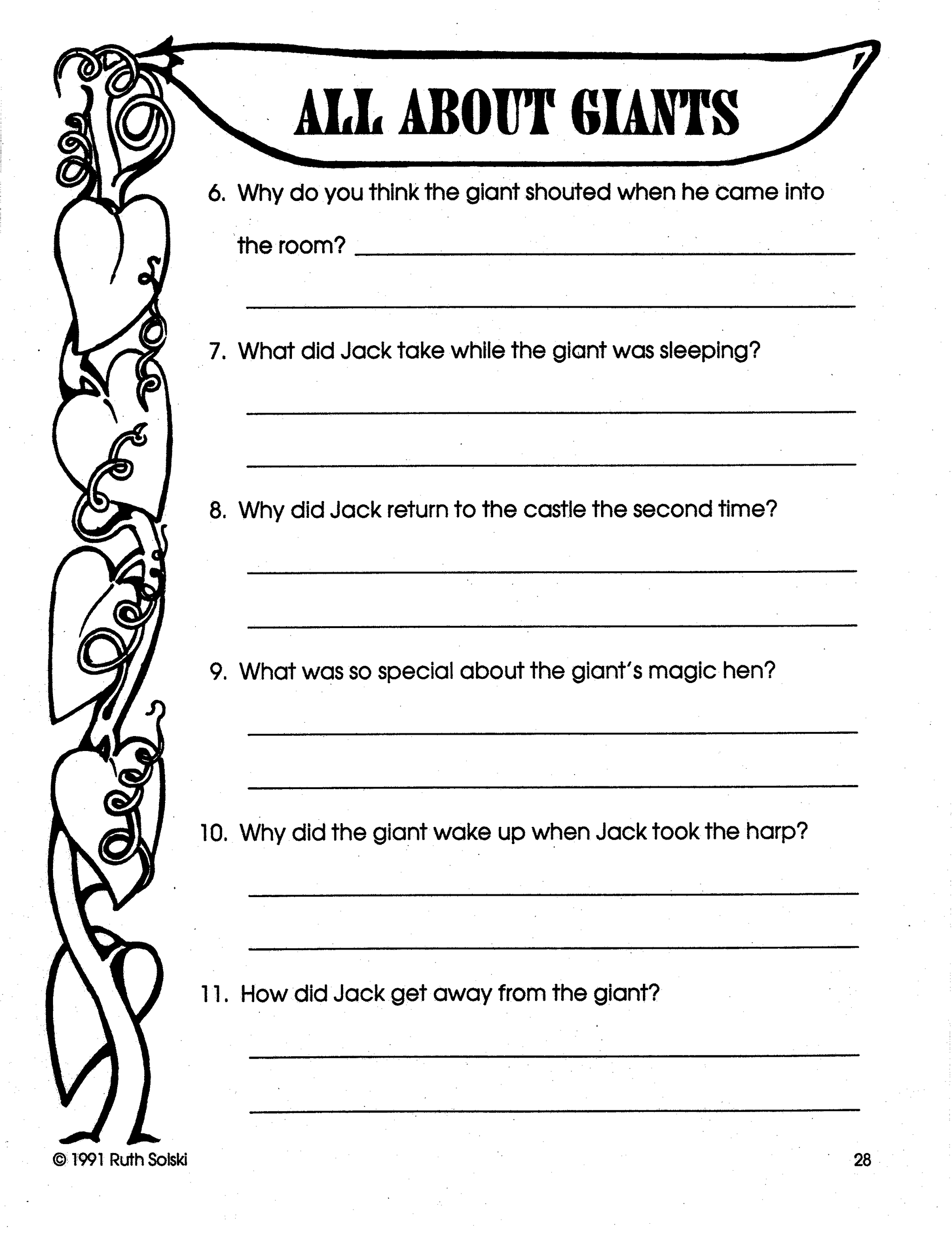 All About Giants Gr. 2-3