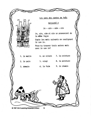 Une rimbambelle conte de fées 2e à 3e année