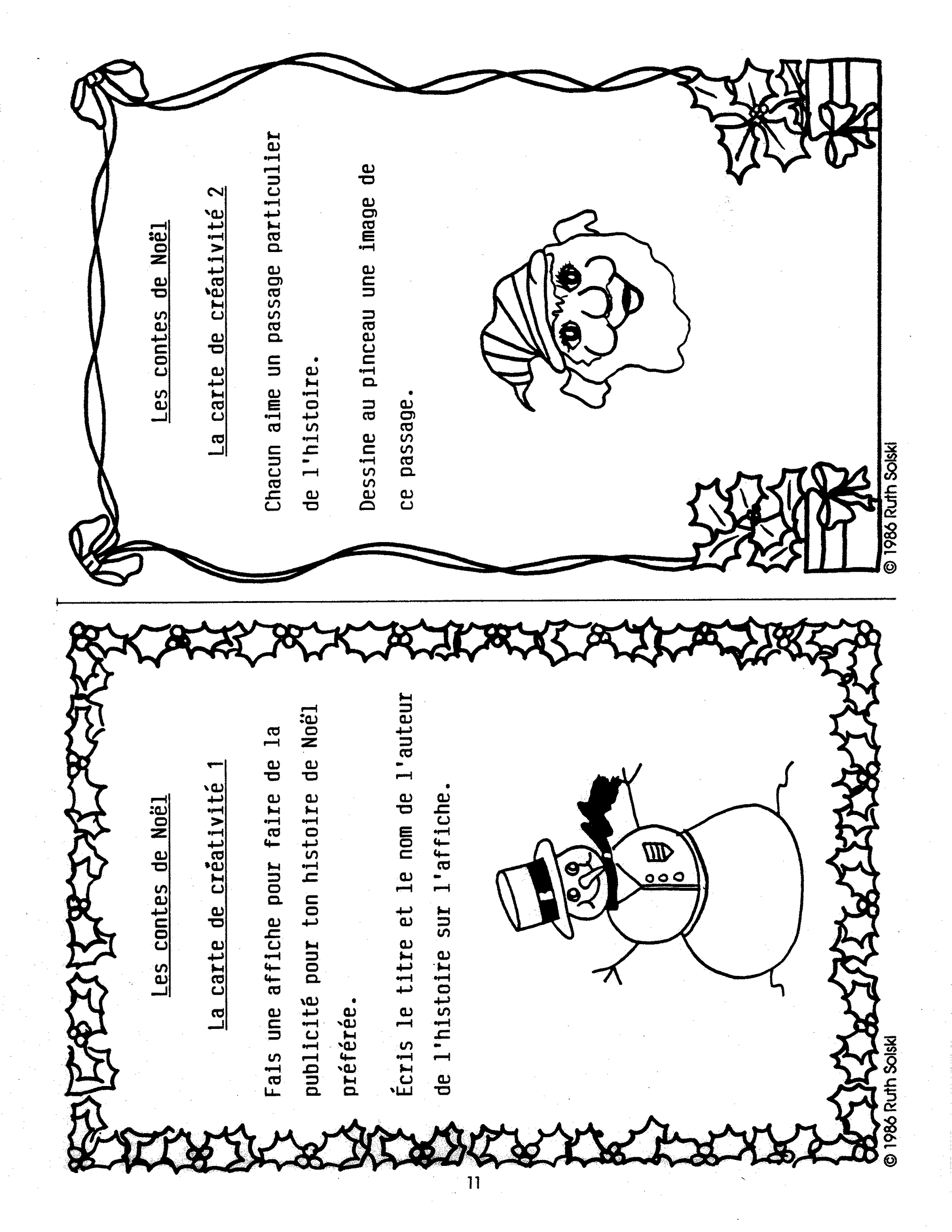 Les contes de Noël  2e à 3e année