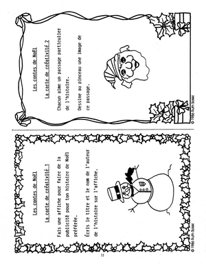 Les contes de Noël  2e à 3e année