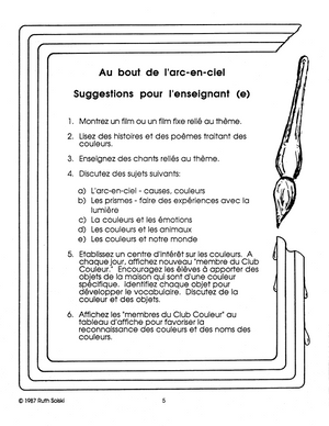 Au bout de l'arc-en-ciel année P-1e