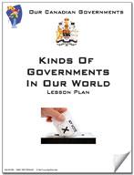 Canadian Government Lessons: Kinds of Governments In Our World Grades 5+